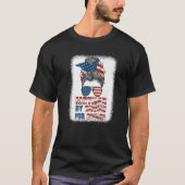 Moeder op keuze Pro Choice Messy bindt de Amerikaa T-shirt (Voorkant)
