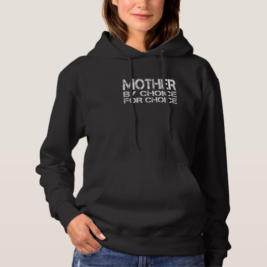 Moeder op keuze Pro - Keuze Feminist Ri Hoodie (Voorkant)