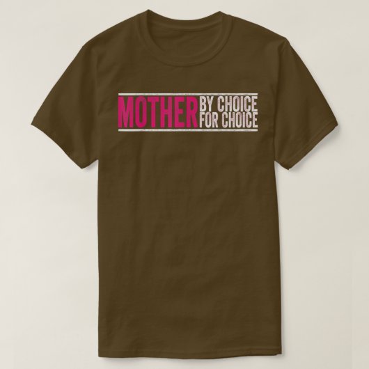 Moeder op keuze Pro - Keuze Feminist Ri T-shirt (Design voorkant)