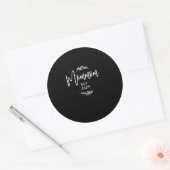 Moeder Opgericht 2024 Grappige oma Ronde Sticker (Envelop)
