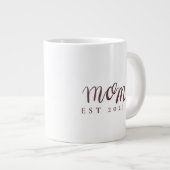 Moeder Opgericht Aangepaste Naam Nieuwe Moeder Cad Grote Koffiekop (Voorkant rechts)
