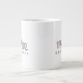 Moeder Opgericht Aangepaste Naam Nieuwe Moeder Cad Grote Koffiekop (Voorkant)