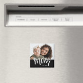 Moeder Opgericht Dops Wit Aangepast Jaar Nieuwe Ma Magneet (Insitu (Vaatwasser))