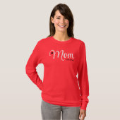 Moeder Opgericht Eenvoudig Script Moedercadeau T-shirt (Voorkant volledig)