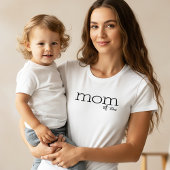 Moeder Opgericht Eenvoudige Moeder T-shirt
