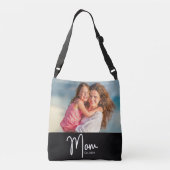 Moeder Opgericht Foto Cadeau Crossbody Tas (Achterkant)