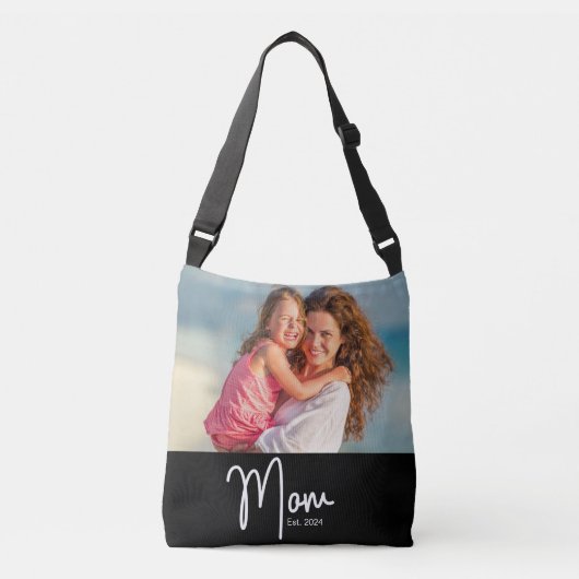 Moeder Opgericht Foto Cadeau Crossbody Tas (Voorkant)