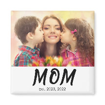 Moeder Opgericht Foto Cadeau