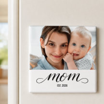 Moeder Opgericht Foto Cadeau