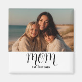 Moeder Opgericht Foto Cadeau Magneet (Voorkant)