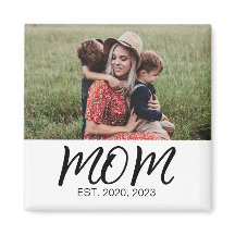 Moeder Opgericht Foto Cadeau