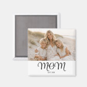 Moeder Opgericht Foto Cadeau Magneet (Voorkant / Achterkant)