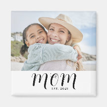 Moeder Opgericht Foto Cadeau