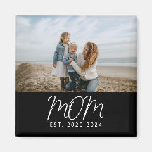 Moeder Opgericht Foto Cadeau
