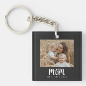 Moeder Opgericht Foto Cadeau Magneet Sleutelhanger (Voorkant)