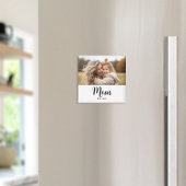 Moeder Opgericht Foto Geschenk Magneet