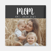 Moeder Opgericht Foto Giftmagneet Magneet (Voorkant)