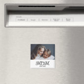 Moeder Opgericht Foto Moederdag Cadeau Magneet (Insitu (Vaatwasser))