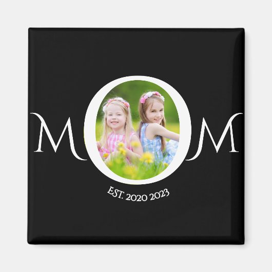 Moeder Opgericht Foto Moederdag Cadeau Magneet (Voorkant)