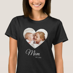 *Moeder Opgericht Foto Moederdag Cadeau T-Shirt