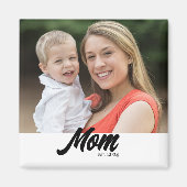Moeder Opgericht Foto Moederdag Magneet (Voorkant)