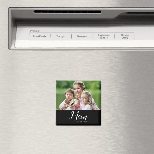 Moeder Opgericht Foto Moederdag  Magneet (Insitu (Vaatwasser))