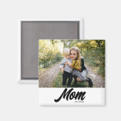 Moeder Opgericht Foto Moederdag Magneet (Voorkant / Achterkant)