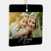 Moeder Opgericht Foto Nieuwe Moeder Geschenk Sleut Keramisch Ornament (Rechts)