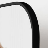 Moeder Opgericht Leuk Schrift Foto Pickleball Paddle (Links Detail)