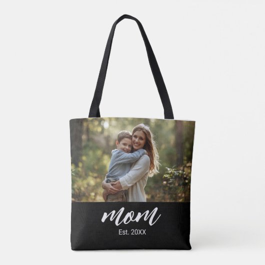 Moeder Opgericht Moederdag Tote Bag (Achterkant)