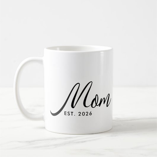 Moeder Opgericht Nieuw Moeder Cadeau Koffiemok (Links)