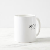 Moeder Opgericht Nieuw Moeder Cadeau Koffiemok (Voorkant rechts)