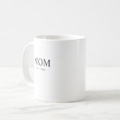 Moeder Opgericht Nieuw Moeder Cadeau Koffiemok (Voorkant links)