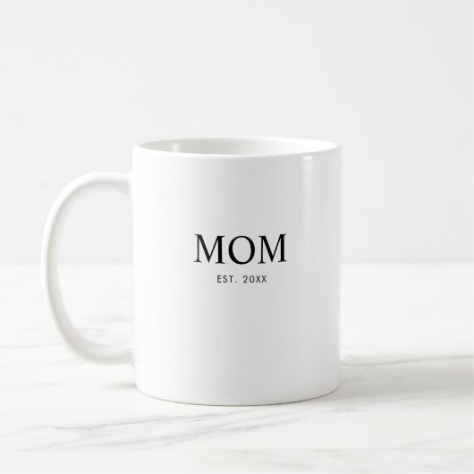 Moeder Opgericht Nieuw Moeder Cadeau Koffiemok (Links)