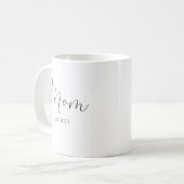Moeder Opgericht Nieuw Moeder Cadeau Koffiemok (Voorkant links)