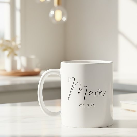 Moeder Opgericht Nieuw Moeder Cadeau Koffiemok