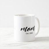 Moeder Opgericht Nieuw Moeder Cadeau Koffiemok (Voorkant rechts)