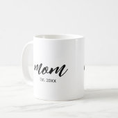 Moeder Opgericht Nieuw Moeder Cadeau Koffiemok (Voorkant links)