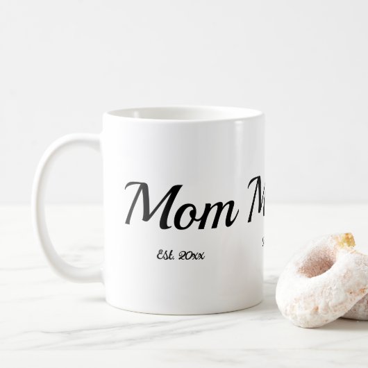 Moeder Opgericht Nieuw Moeder Cadeau Koffiemok (Met donut)