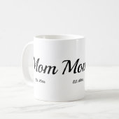 Moeder Opgericht Nieuw Moeder Cadeau Koffiemok (Voorkant links)