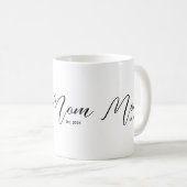 Moeder Opgericht Nieuw Moeder Cadeau Koffiemok (Voorkant rechts)