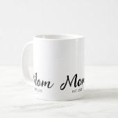 Moeder Opgericht Nieuw Moeder Cadeau  Koffiemok (Voorkant links)