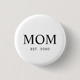 Moeder Opgericht Nieuw Moeder Cadeau Ronde Button 3,2 Cm
