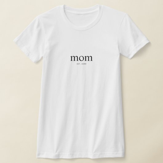Moeder Opgericht Nieuw Moeder Cadeau T-shirt (Laagn)