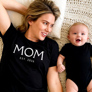 Moeder Opgericht Nieuw Moeder Cadeau T-shirt