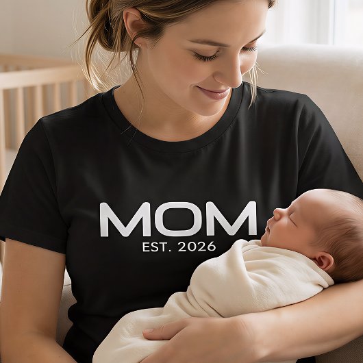 Moeder Opgericht Nieuw Moeder Cadeau T-Shirt