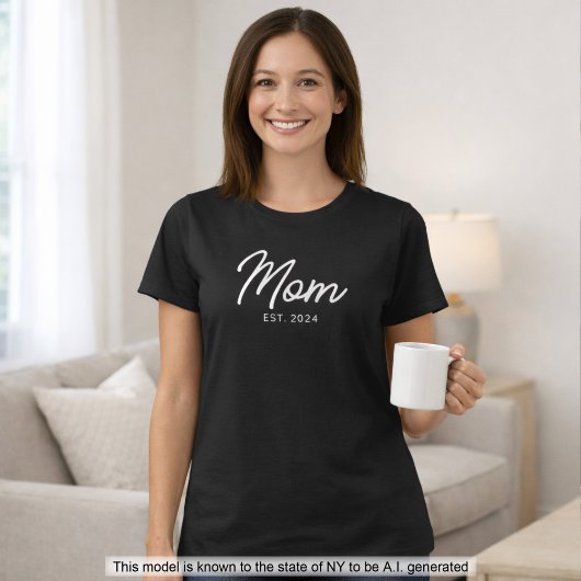 Moeder Opgericht Nieuw Moeder Cadeau T-shirt