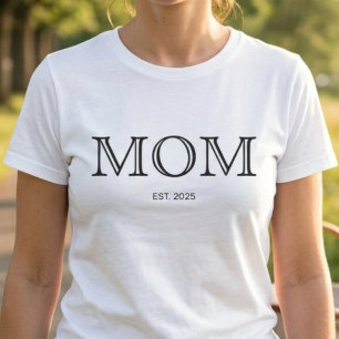 Moeder Opgericht Nieuw Moeder Cadeau T-shirt