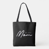 Moeder Opgericht Nieuw Moeder Cadeau Tote Bag (Achterkant)