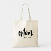 Moeder Opgericht Nieuw Moeder Cadeau Tote Bag (Achterkant)